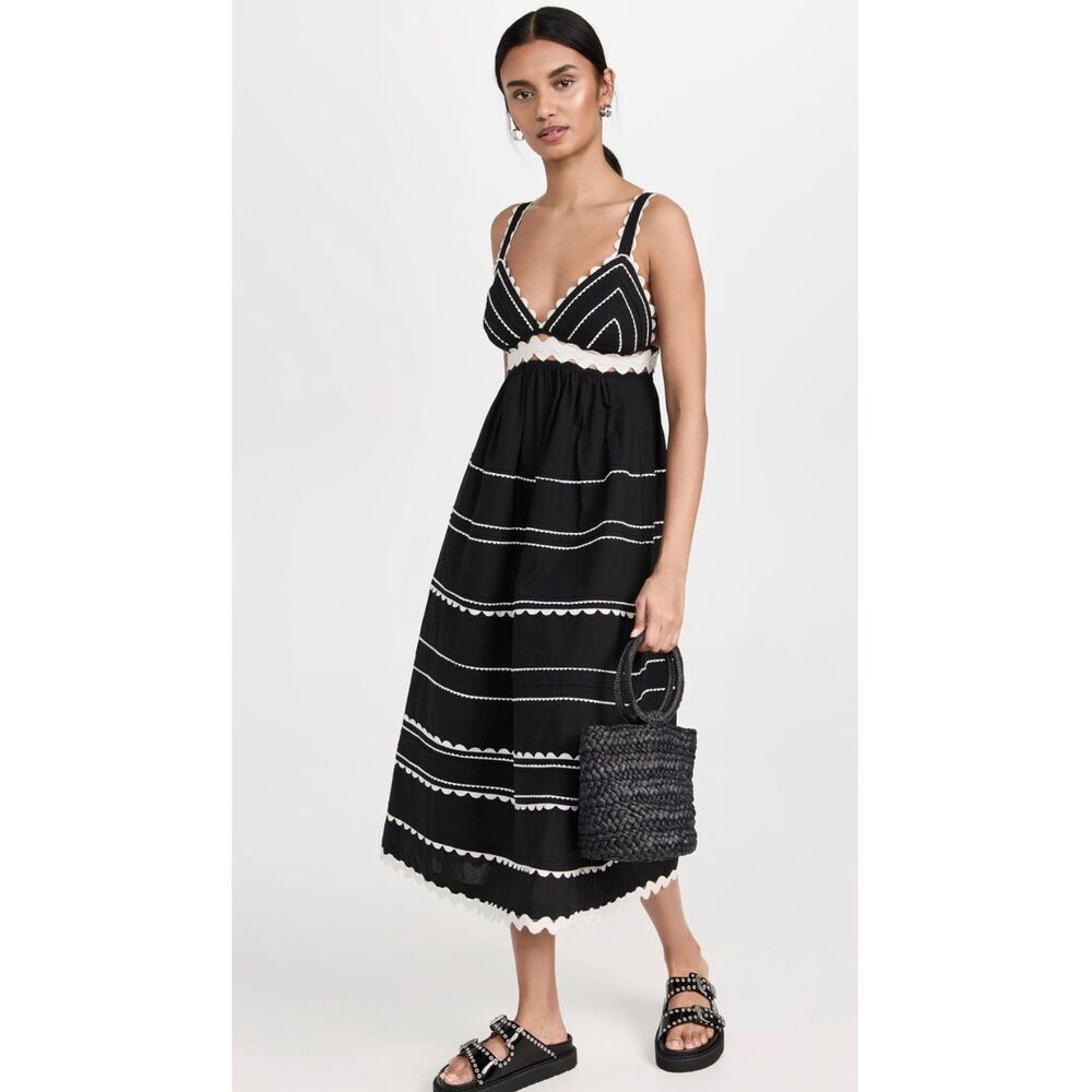 Sea NY Ryleigh Ric Rac Sleeveless Dress Size 2 - Picture 4 of 8